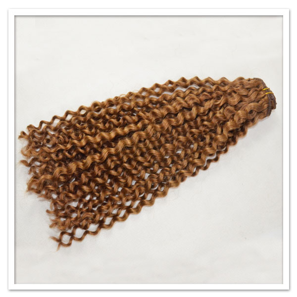 Blonde color Wholesale Afro Kinky Human Hair  LJ0136